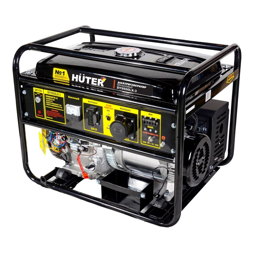 КАТАЛОГ Бензиновый генератор Huter DY9500LX-3